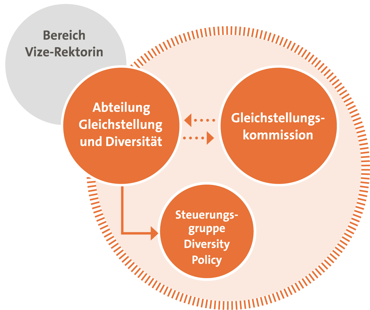 organigramm institutionen gleichstellung uzh